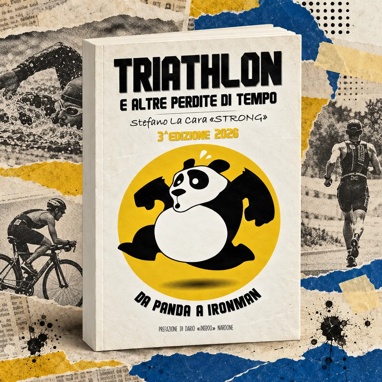 Mockup 3D vintage di Triathlon e altre perdite di tempo
